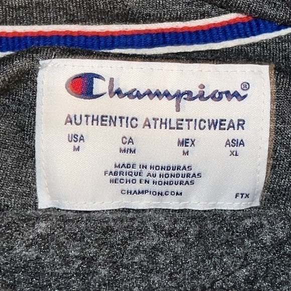 Champion Women's Fleece Pullover Hoodie Kangaroo Pocket M - Picture 6 of 7